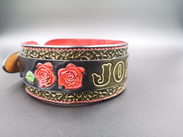 Collar de cuero mujer - Antonina Kadyrova