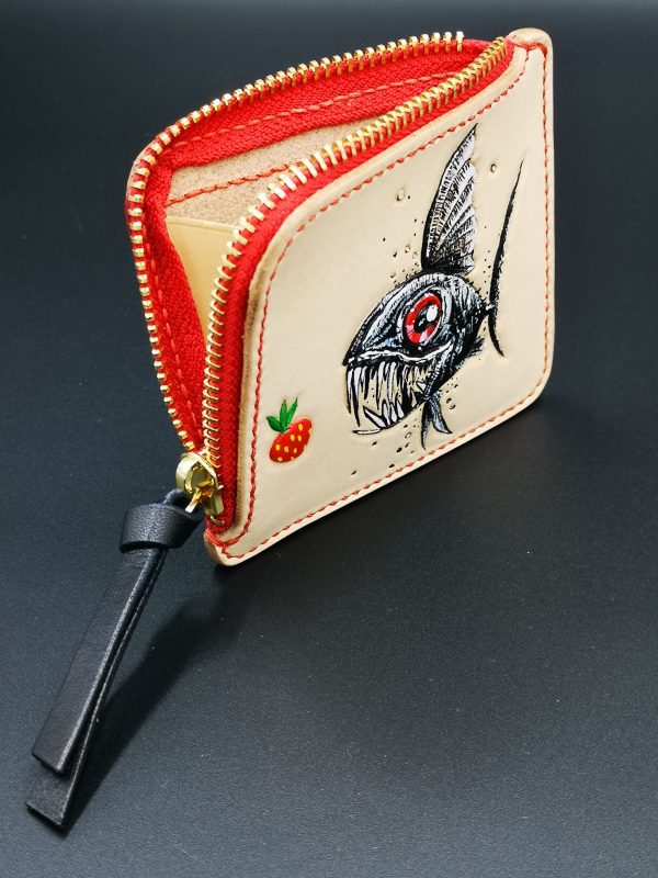Cartera de piel piraña - Antonina Kadyrova